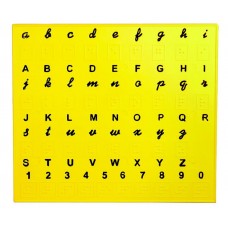 English Alphabet Plate